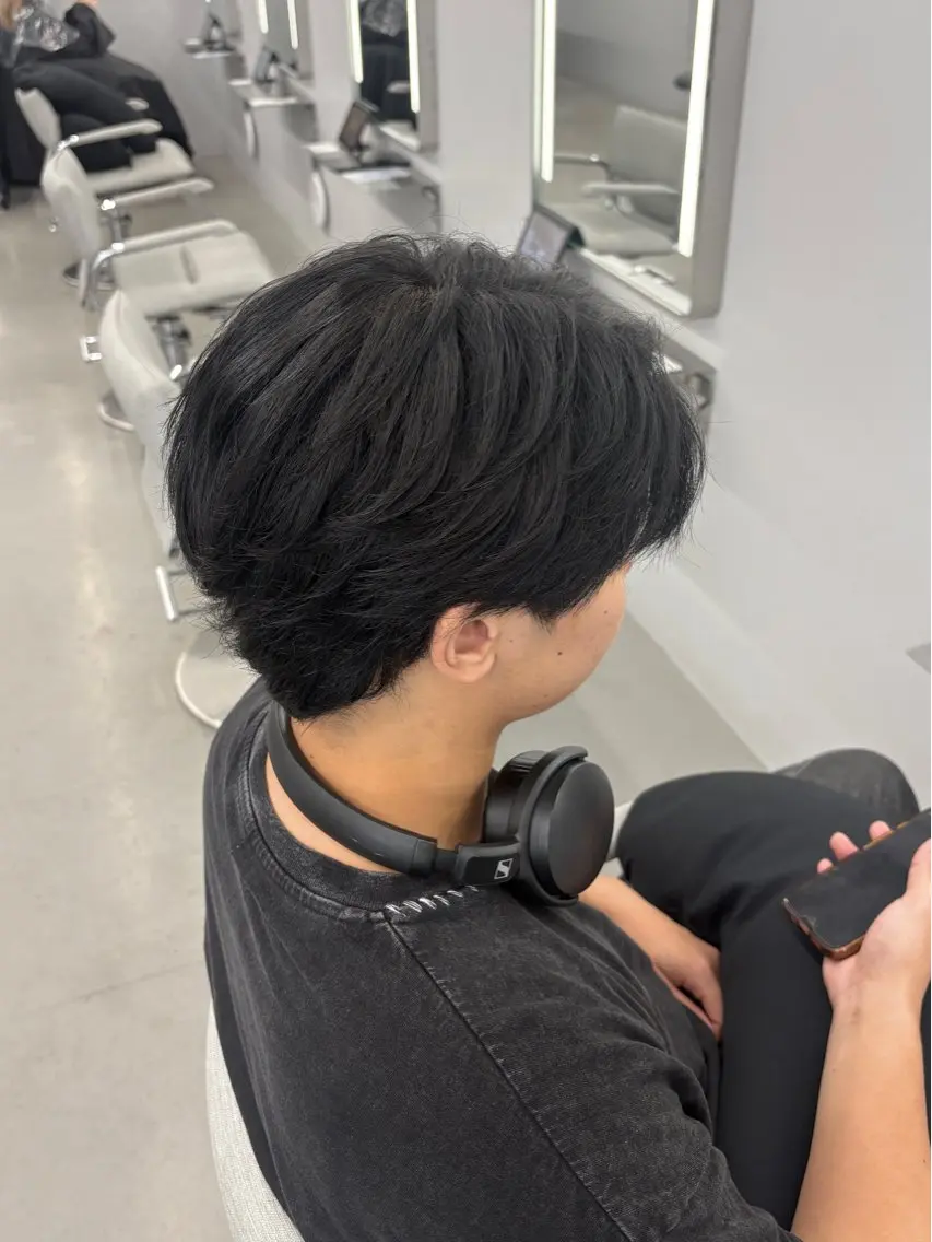 カラー メンズ メンズ就活ヘア ヘアカラー MIU ROCCO3rdのヘアスタイル