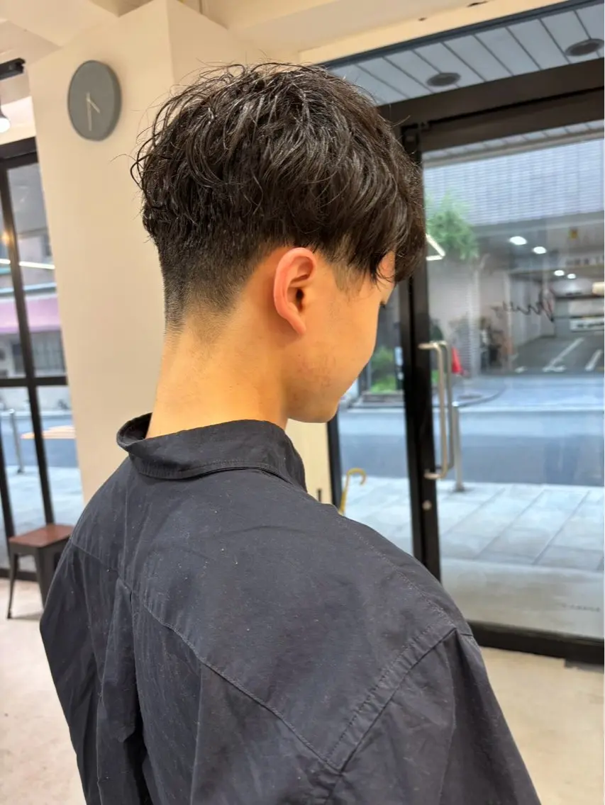 似合わせメンズカット+ツイストパーマの写真