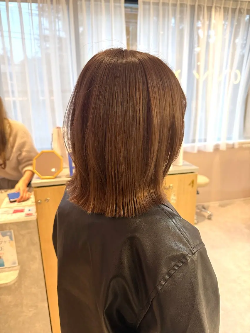 ミディアム ヘアカラー merc.☘️平岩 那月のヘアスタイル