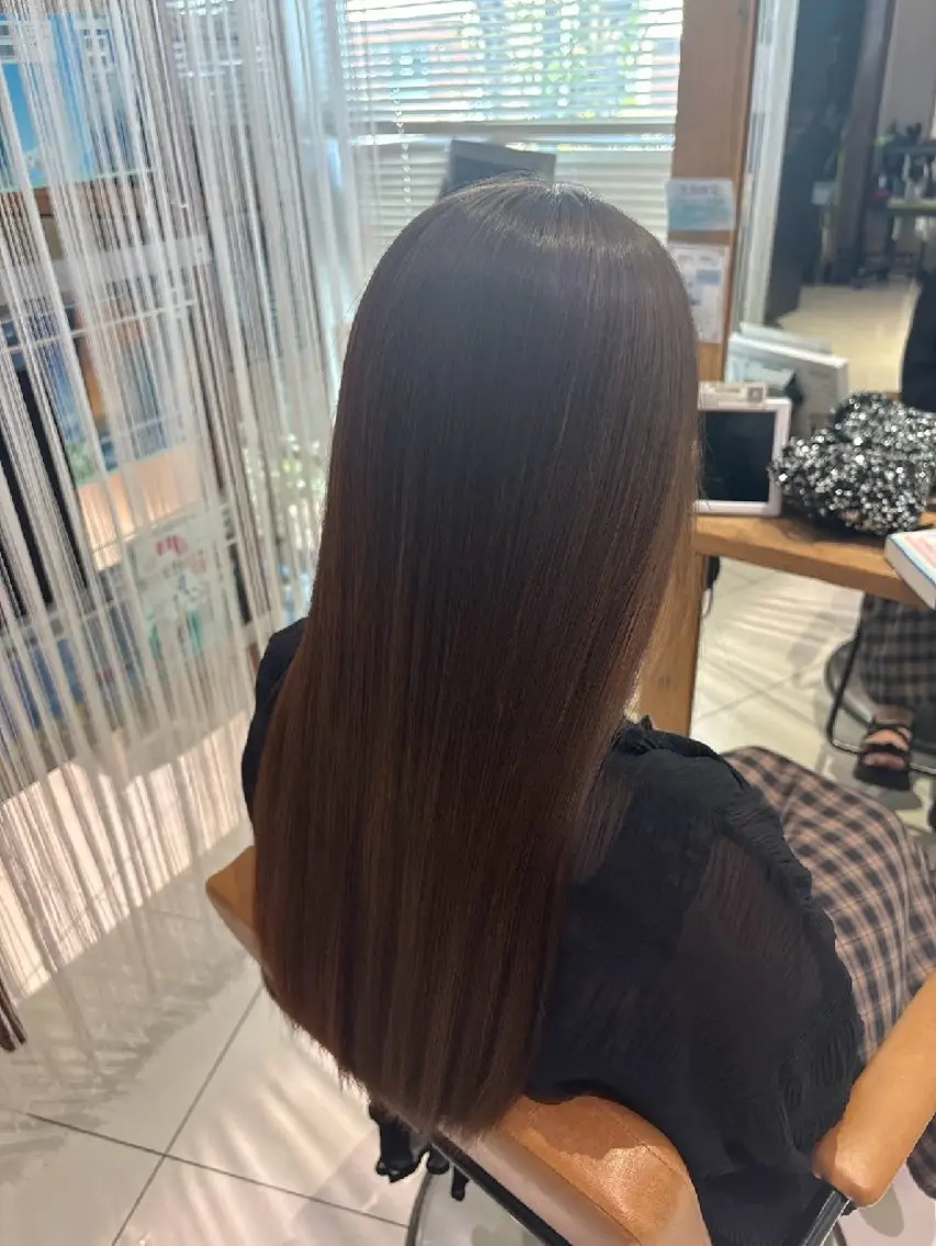 カラー ブラウンカラー ヘアカラー 萩原 新菜のヘアスタイル