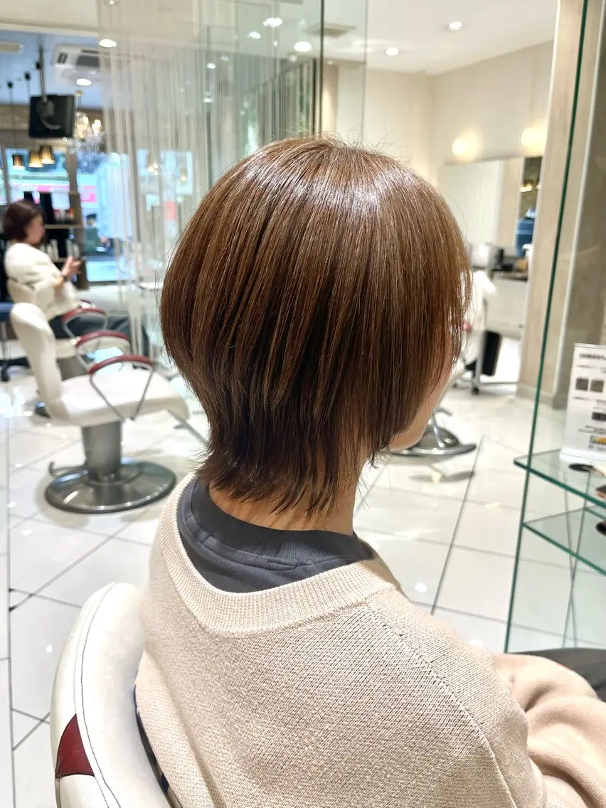 ❣️骨格補正❣️似合わせカット＋超音波トリートメント🍀レイヤー/韓国/ボブ/顔周りの写真