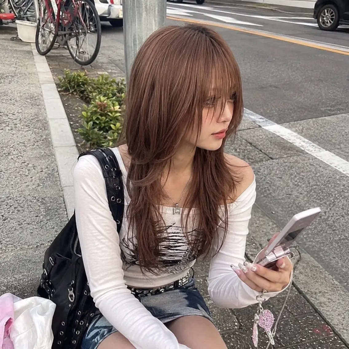 ロング カラー ヘアカラー iZa/心斎橋 TETE/カラーのヘアスタイル