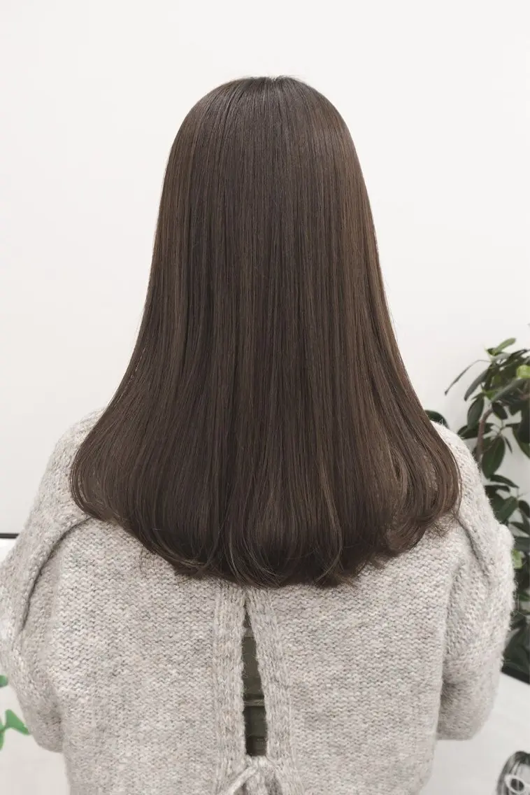 ロング カラー イルミナカラー ロング ヘアカラー トリートメント ヘアセット 増田 晃大のヘアスタイル