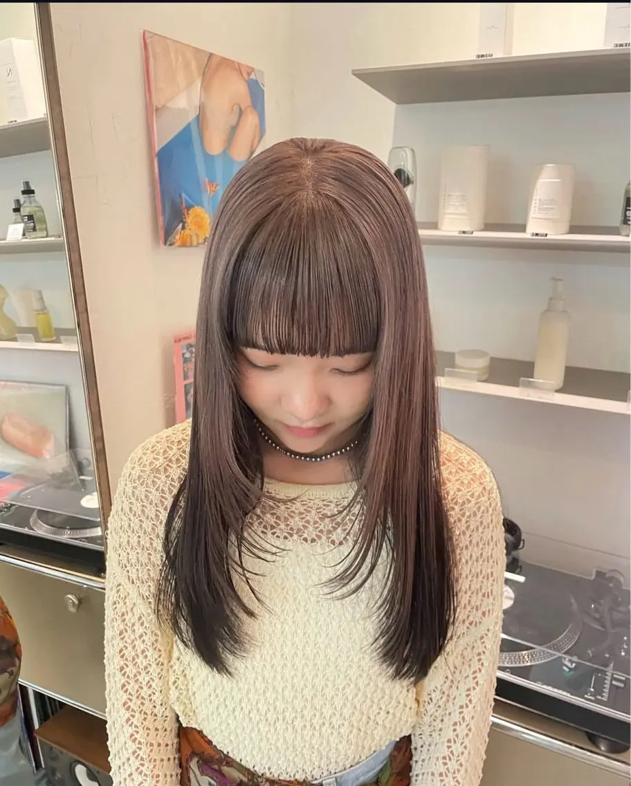 ロング ヘアカラー Tsukasa/ ハイトーン/寒色のヘアスタイル