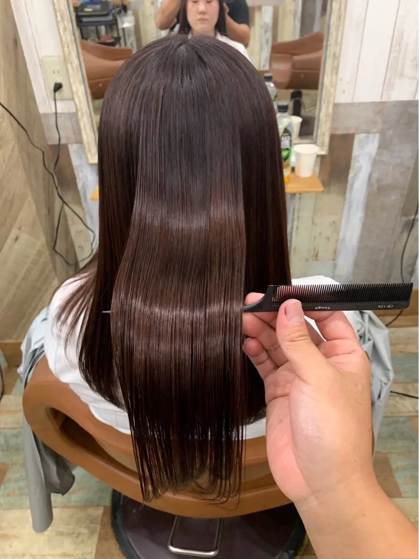 セミロング カラー Hair's RooMのヘアスタイル