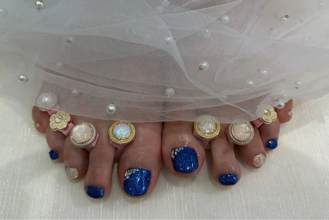 ネイル フットネイル Mermaid Nail saraのネイルデザイン