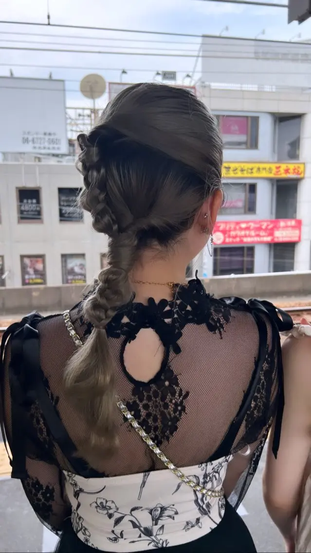 ロング ヘアセット レイヤー🍓Sap 美桜🌸mioのヘアスタイル