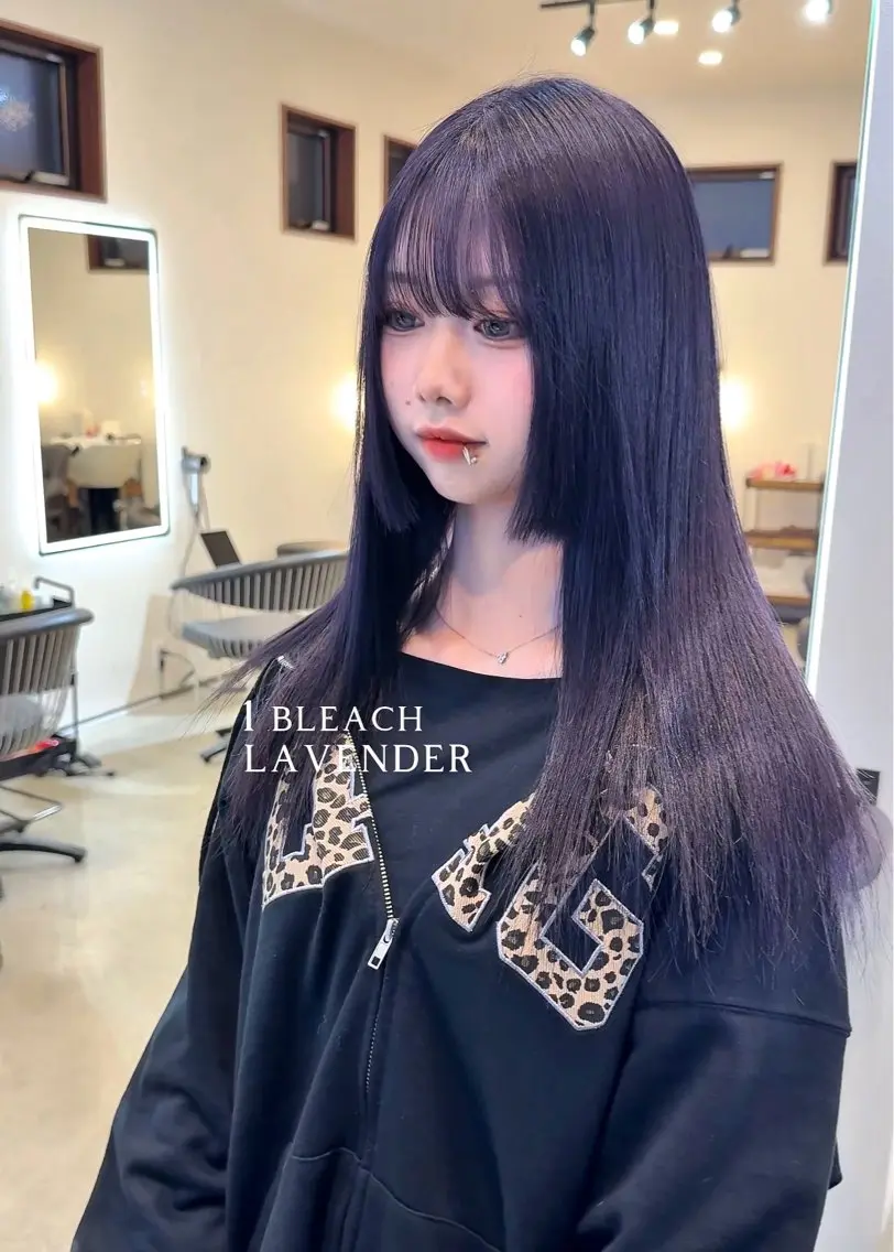 ロング カラー ブリーチ ⚡️庭野 涼雅⚡️のヘアスタイル
