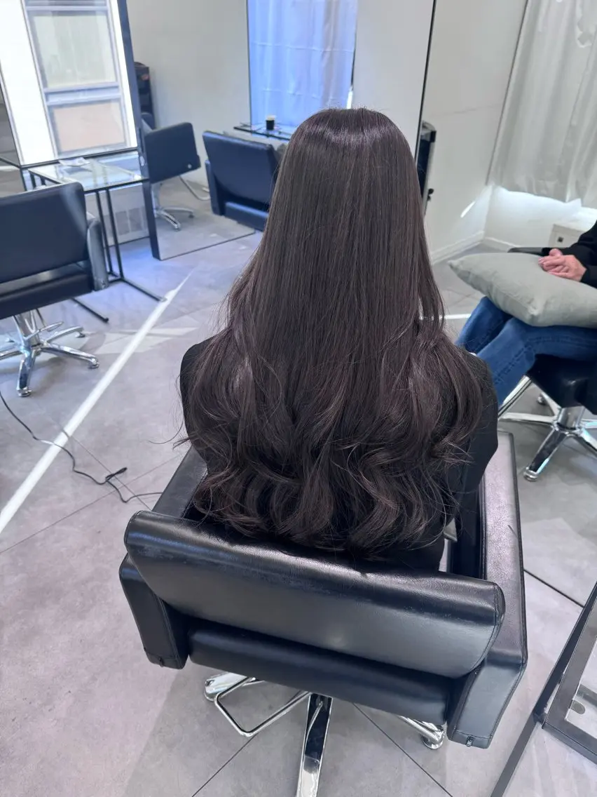 ロング カラー ヘアカラー トリートメント 髪質改善/艶カラー HANAのヘアスタイル