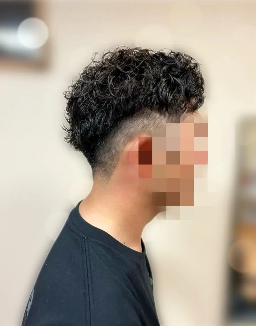 メンズ メンズパーマ かぁちゃん 橋本のヘアスタイル