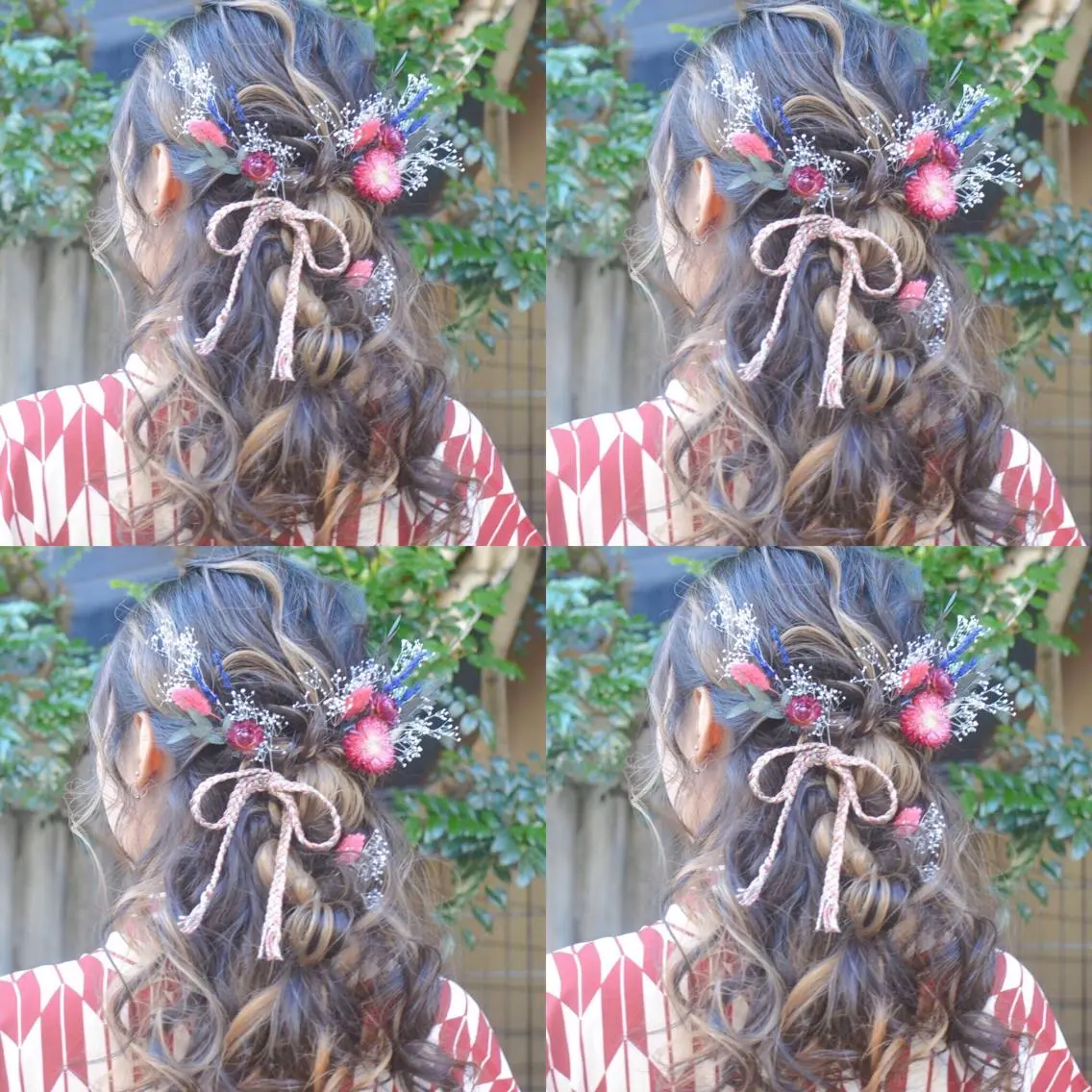 セミロング ヘアアレンジ ハーフアップ 🌷MAYU 🌷のヘアスタイル
