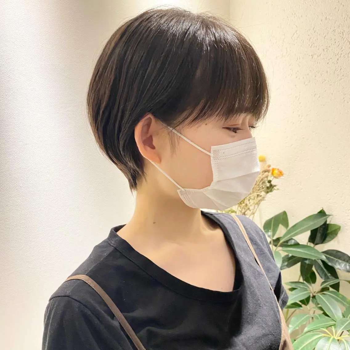 ショート アッシュ ボブ 髪質改善 レイヤーカット ショートヘア カット ショート〜ミディアム 喜多司のヘアスタイル