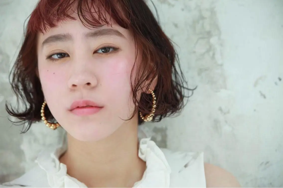 ミディアム カラー パーマ ヘアアレンジ メンズ キッズ ネイル マツエク・マツパ カット ヘアカラー EnBlesS西宮 マンツーマン神道有基のヘアスタイル