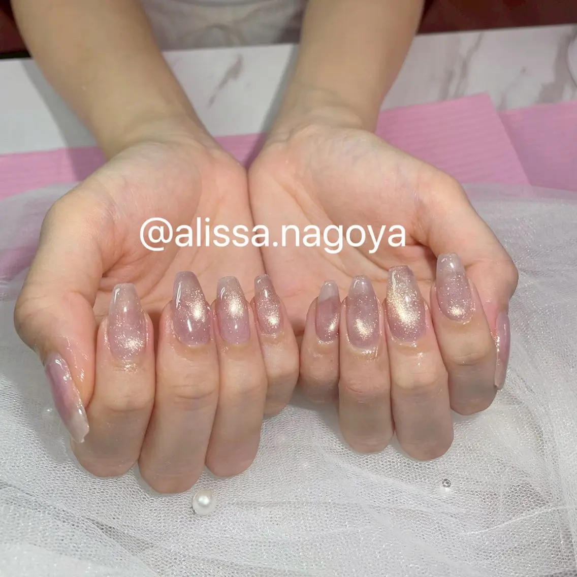 ネイル ハンドネイル Jr.ネイリスト🤍 【Alissa】新栄のネイルデザイン