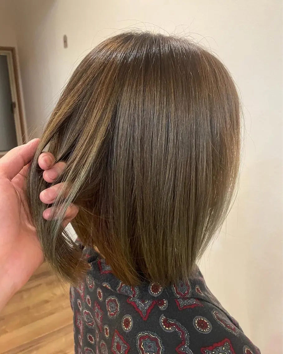 ブリーチ無しダブルカラー+トリートメントの写真