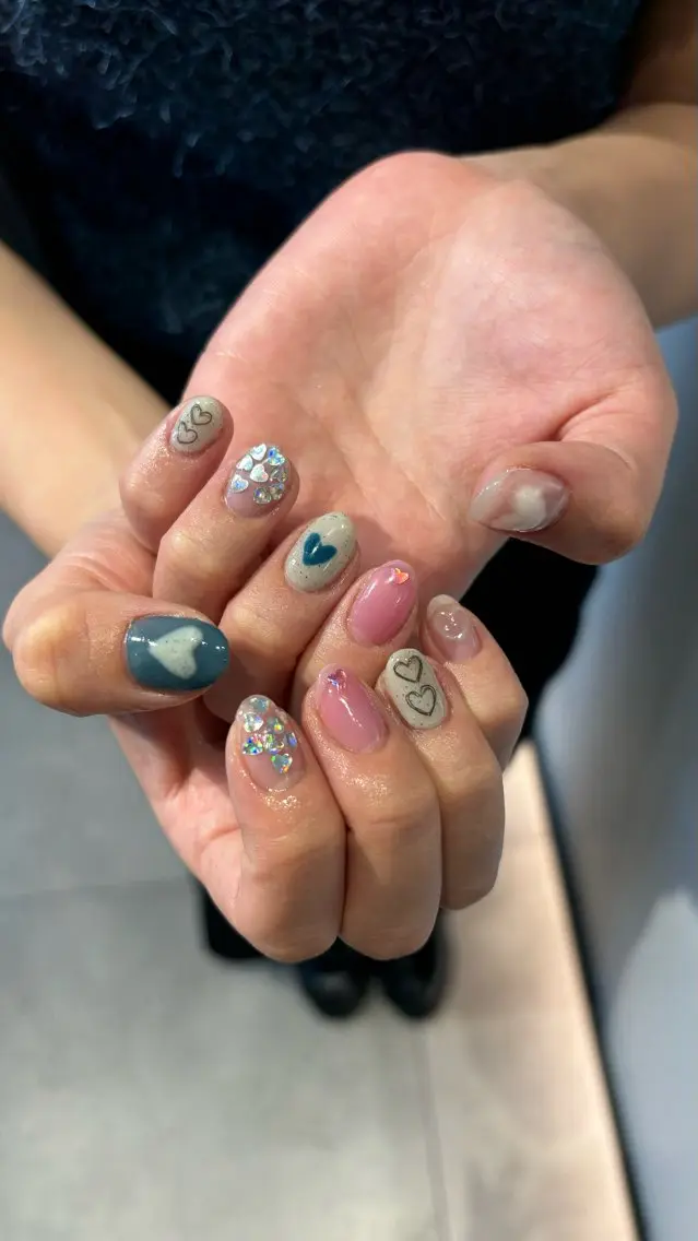 ネイル ハンドネイル ハイトーン/レイヤー nail 百咲💌のヘアスタイル