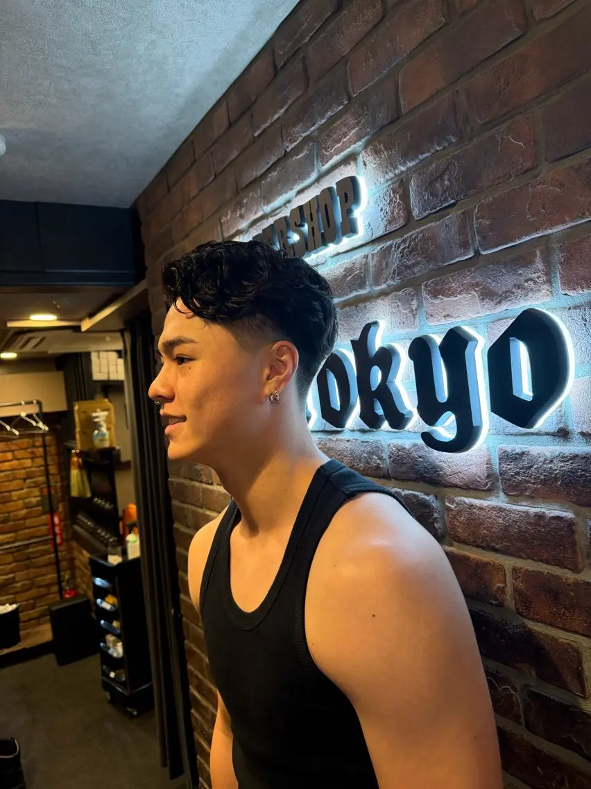 メンズ フェードカット 加藤 大輝のヘアスタイル