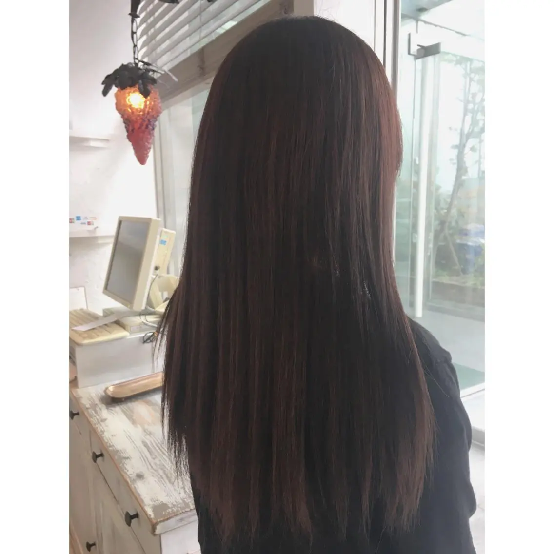 ロング カラー fio マナミのヘアスタイル