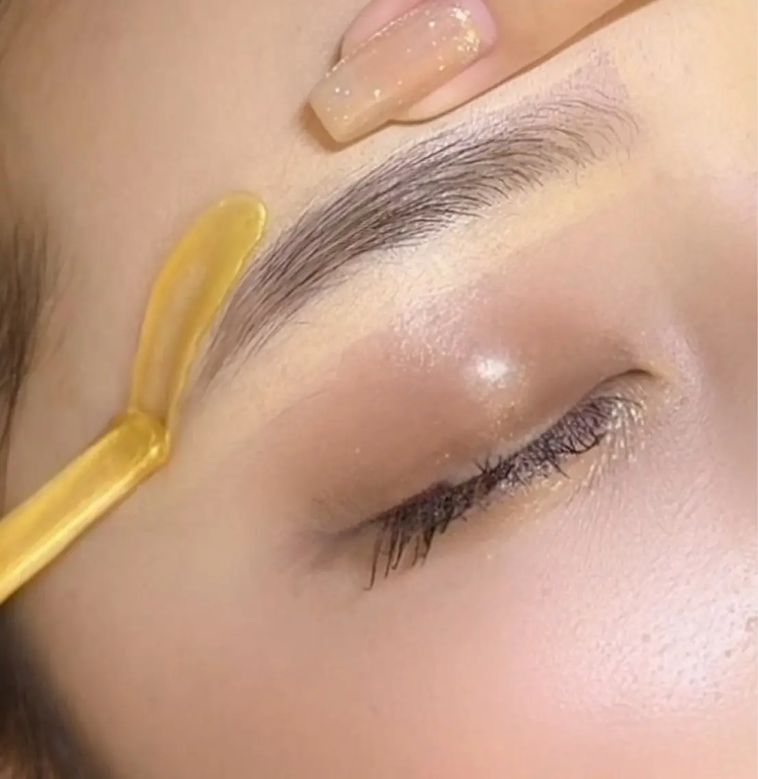 アイブロウ ワックス脱毛 眉カット その他(アイブロウ) LED＋550円☆ Omueyelashのマツエク・マツパデザイン