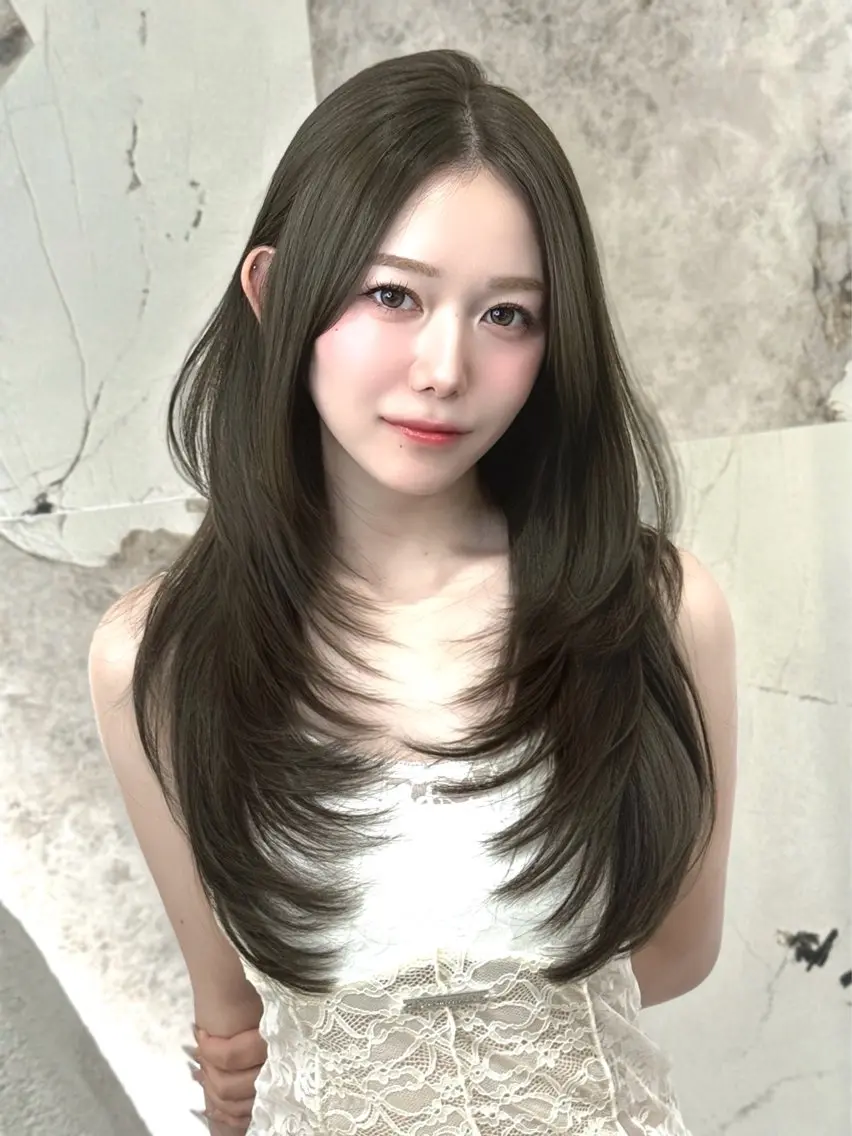 🎓学生限定🎀韓国風レイヤー/似合わせカット✂️✨7700→4500円🫶🏻の写真
