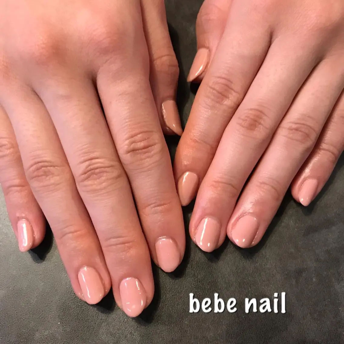 ネイル ジェルネイル ワンカラーネイル パラジェル ハンドネイル Ann nailのネイルデザイン