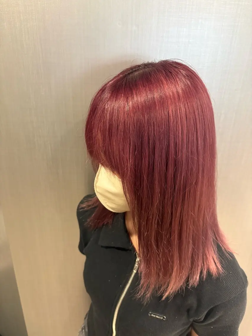 ミディアム ヘアカラー 中村 寛人のヘアスタイル