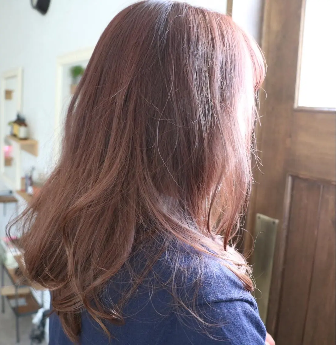 セミロング カラー 透明感カラー ハイトーンカラー ラベンダーカラー ピンクカラー atelier RICOのヘアスタイル