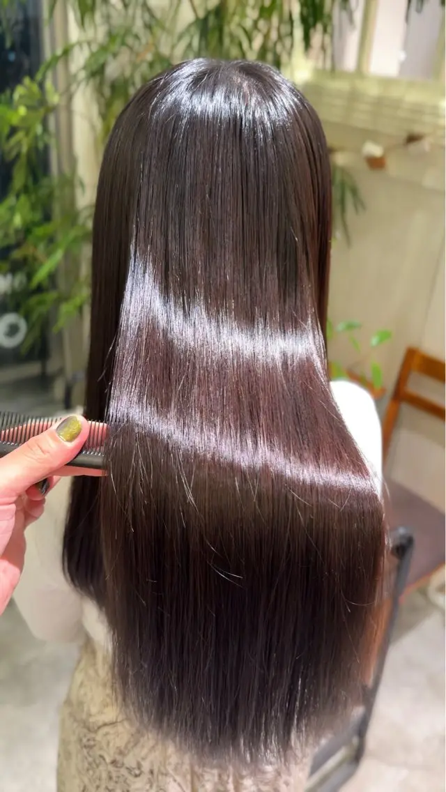 ロング 縮毛矯正 優乃 ❄️のヘアスタイル