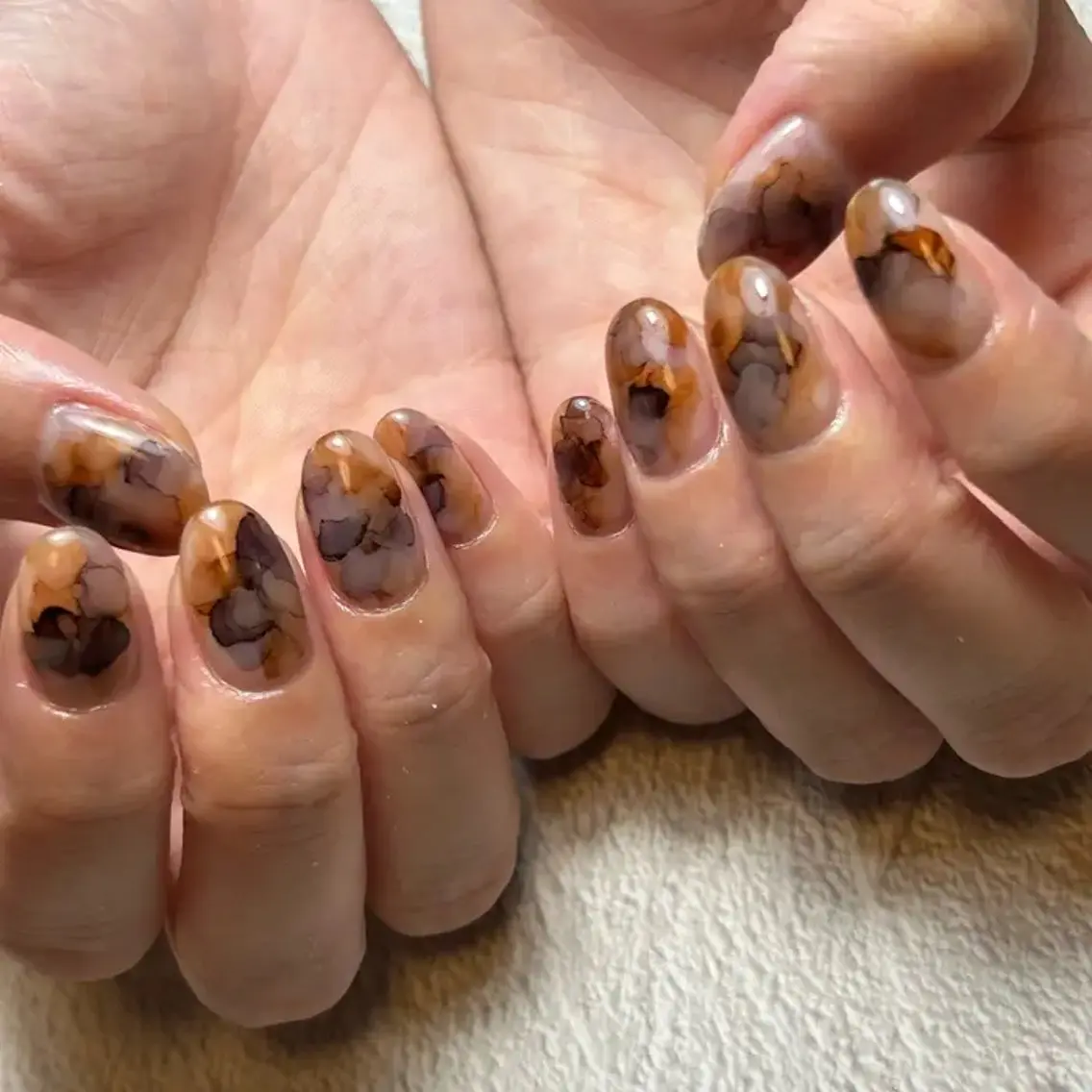 ネイル ジェルネイル ニュアンスネイル パラジェル Ace Luxe Harunoのネイルデザイン