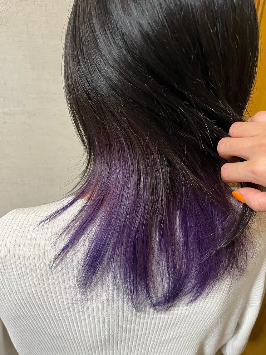 セミロング カラー BENI鈎取 kanakoのヘアスタイル