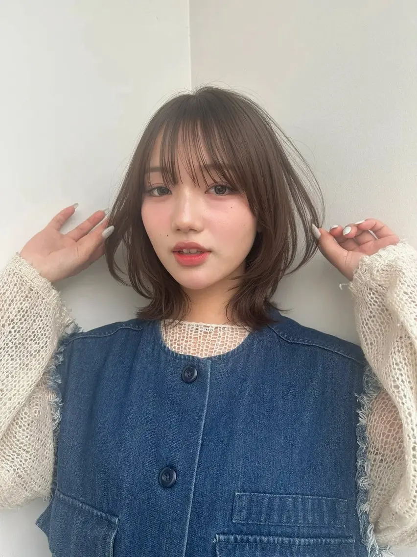 セミロング カラー カット ヘアカラー トリートメント ナチュラル🕰️流山 /Ruko🌱のヘアスタイル
