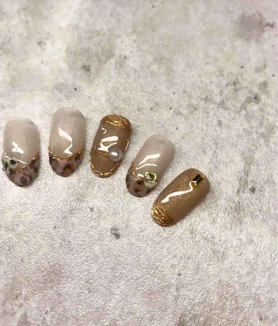 ネイル ネイルルームリッカ 𝐦𝐚𝐲𝐮のネイルデザイン
