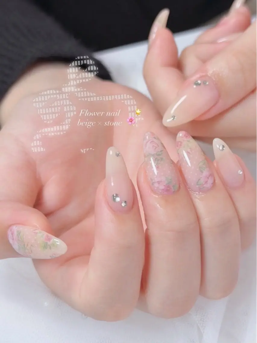 ネイル オーロラネイル 韓国ネイル マグネットネイル リボン ハンドネイル Yuri.nail studioのネイルデザイン