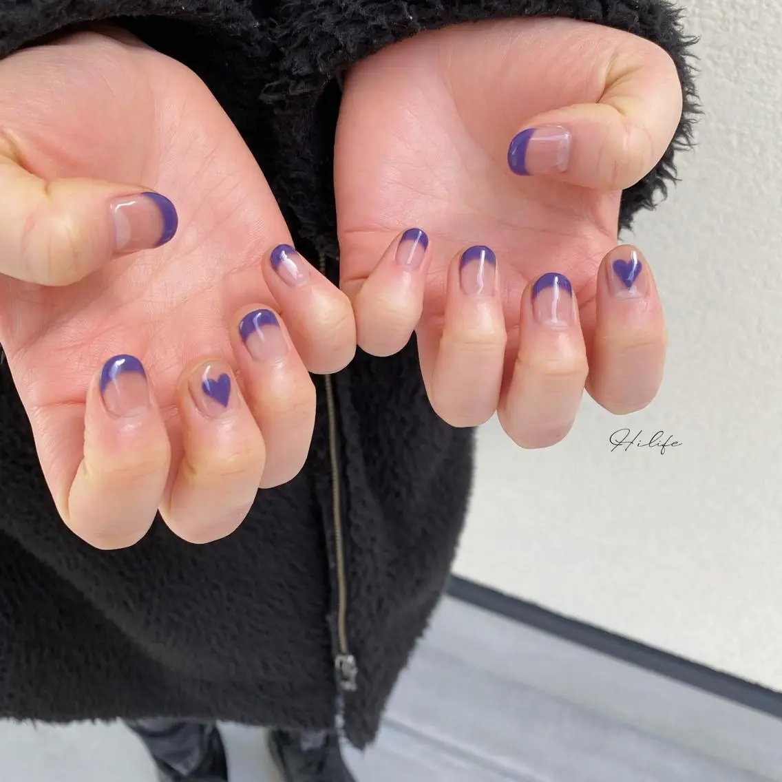ネイル フレンチネイル ネイルチップ ハンドネイル Nail Adore.のネイルデザイン