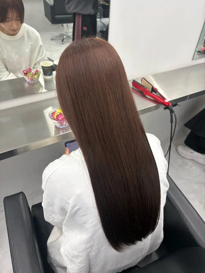 【✨️ブリーチなしで明るく✨️】ブリーチなしダブルカラー🍒の写真