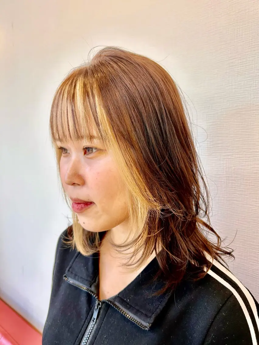 ミディアム カット ヘアカラー トリートメント PazRood 山下のヘアスタイル