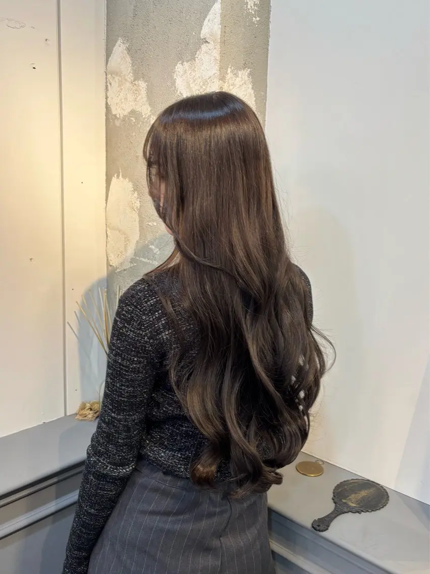ロング カラー ヘアアレンジ 関口 玲那のヘアスタイル