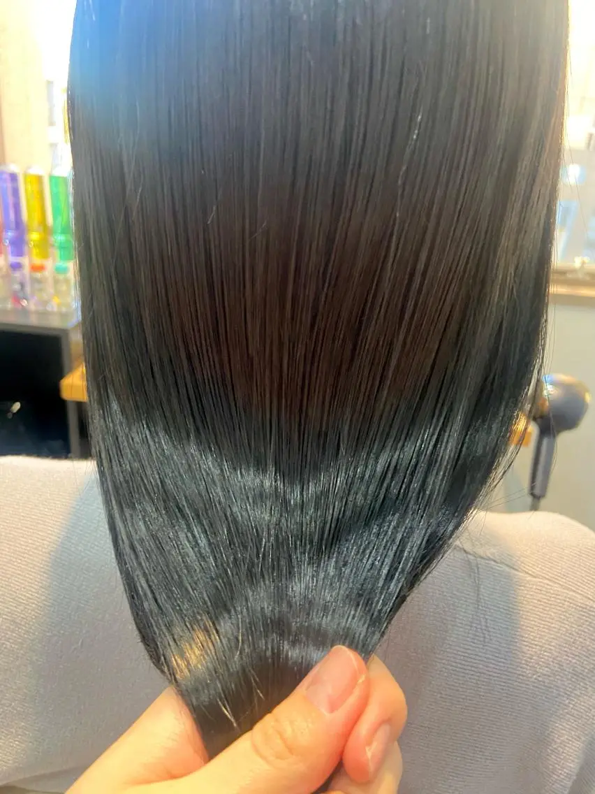 【🕊️ブリーチ毛でも🕊️】髪質改善酸性ストレート💇♀️の写真