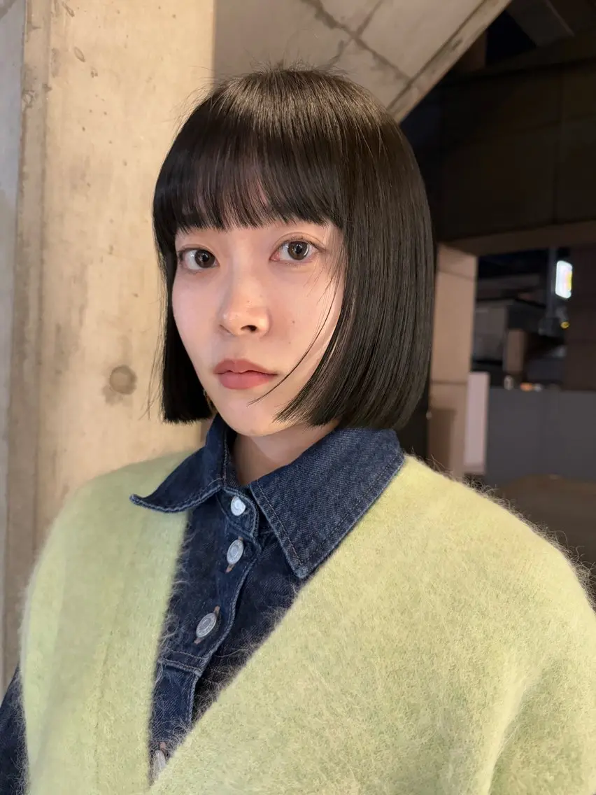 カラー ヘアカラー ヤナギヤ カノのヘアスタイル