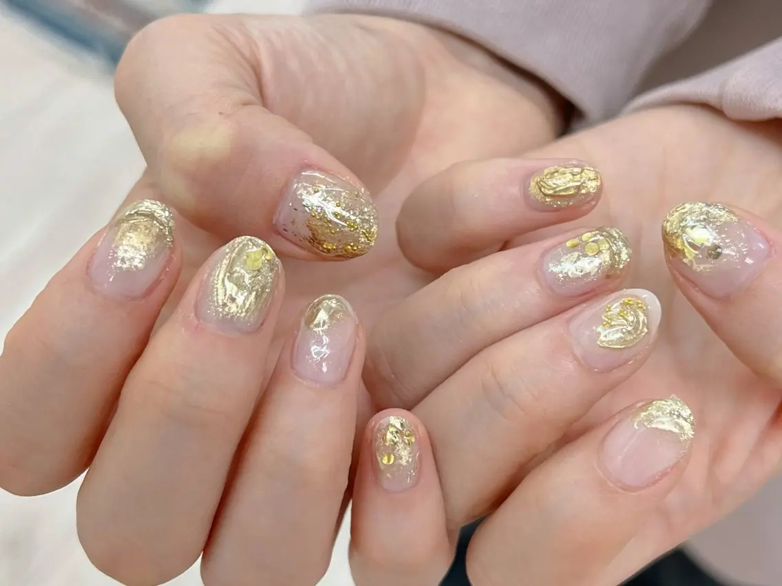 ネイル ハンドネイル OCEAN nail パラジェル　取扱い店のネイルデザイン