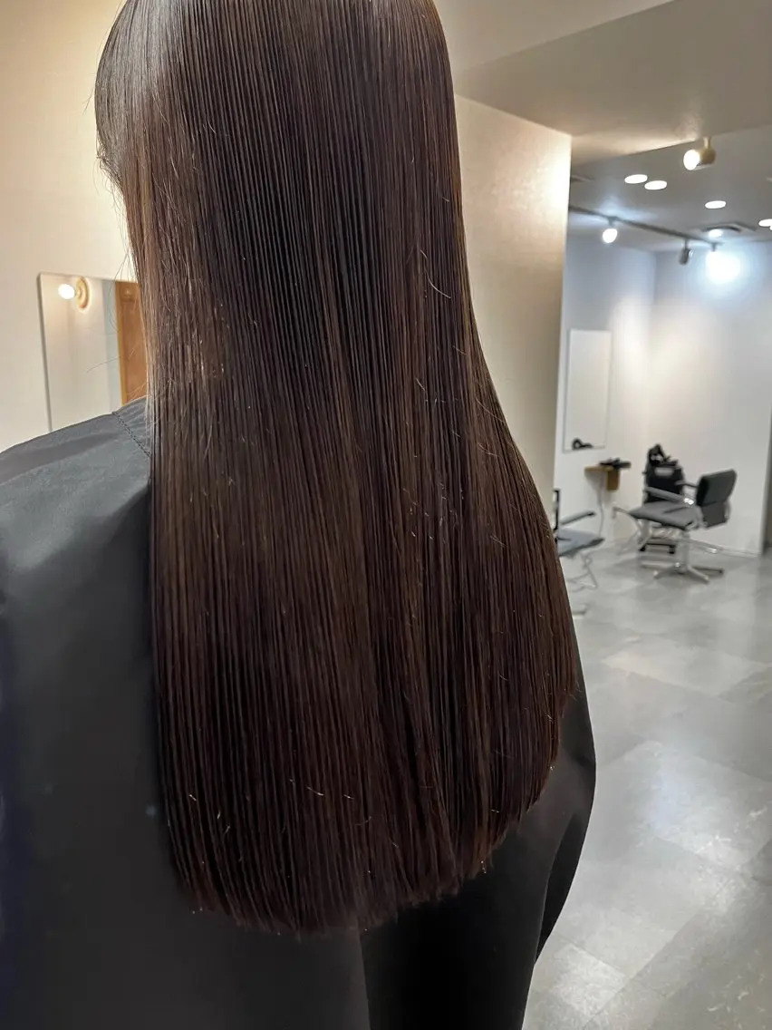 ロング カラー カット ヘアカラー トリートメント MAYU 💚森下のヘアスタイル