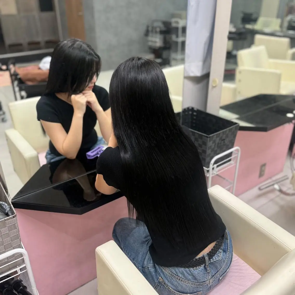 ロング シールエクステ エクステ ロング season ゆみのヘアスタイル
