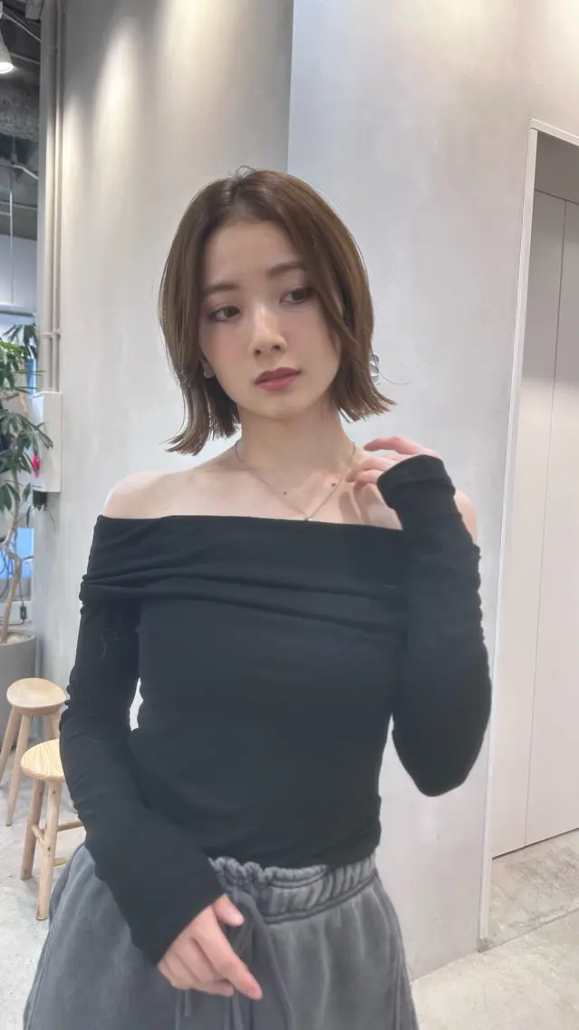 ミディアム ayaka 🍀のヘアスタイル