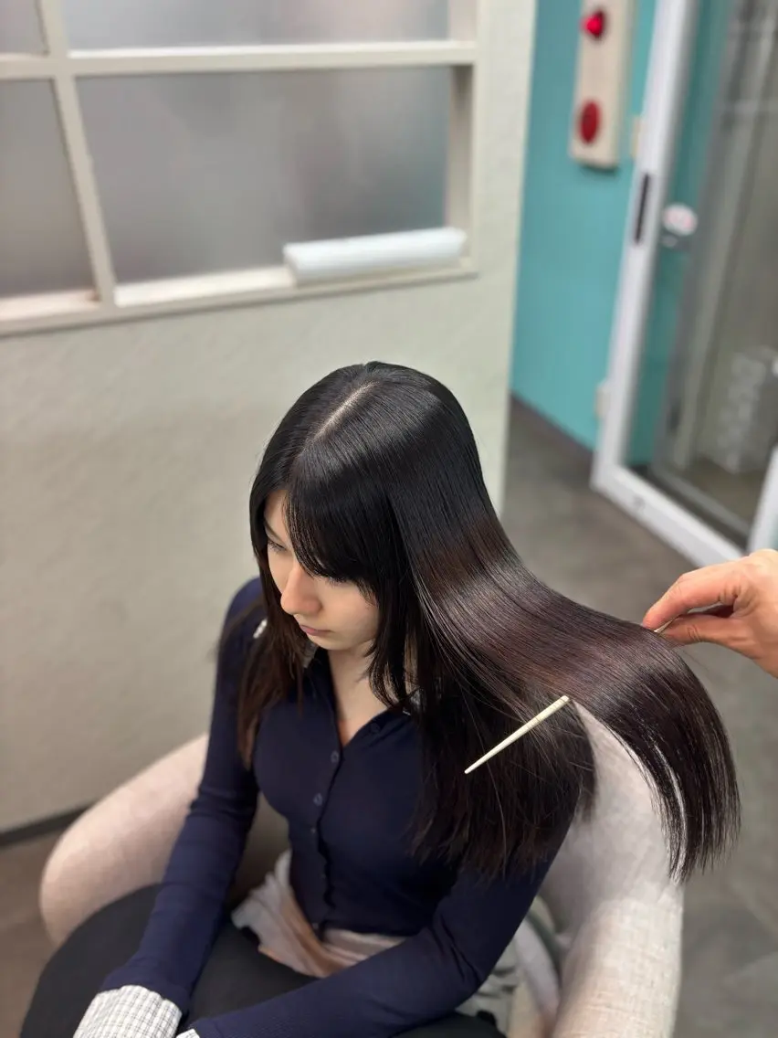 ロング トリートメント ✨髪質改善/ カラー特化びょん✨のヘアスタイル