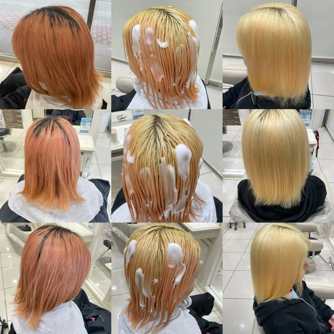 カラー ブリーチ 抜きっぱなしブロンド ブロンド 池田 賢太のヘアスタイル