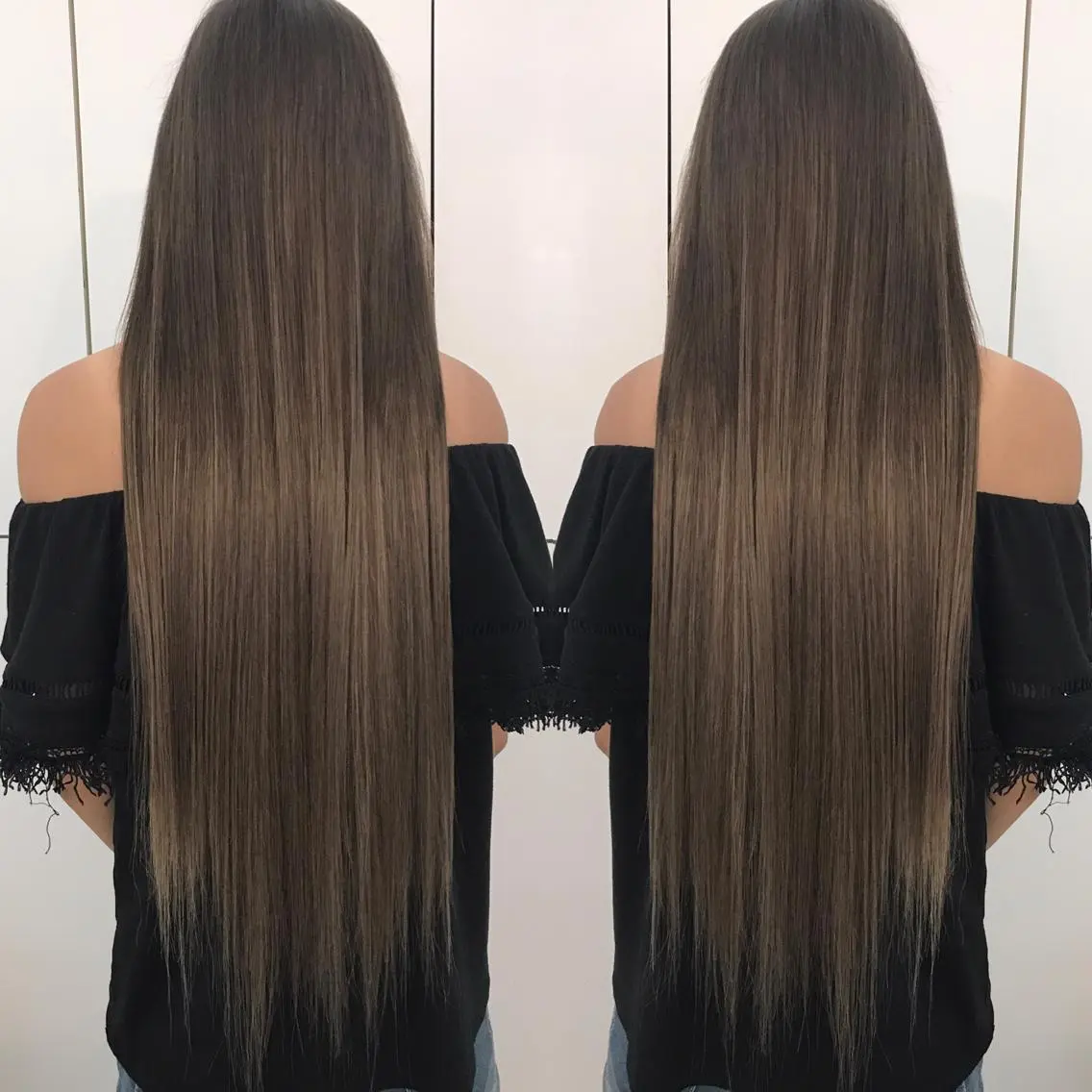 ロング ロング Shiho お洒落な エクステ♡ハイトーンのヘアスタイル