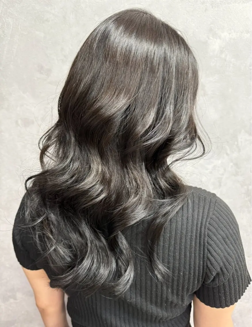 セミロング カラー カット ヘアカラー 【neo.】 Mahoのヘアスタイル