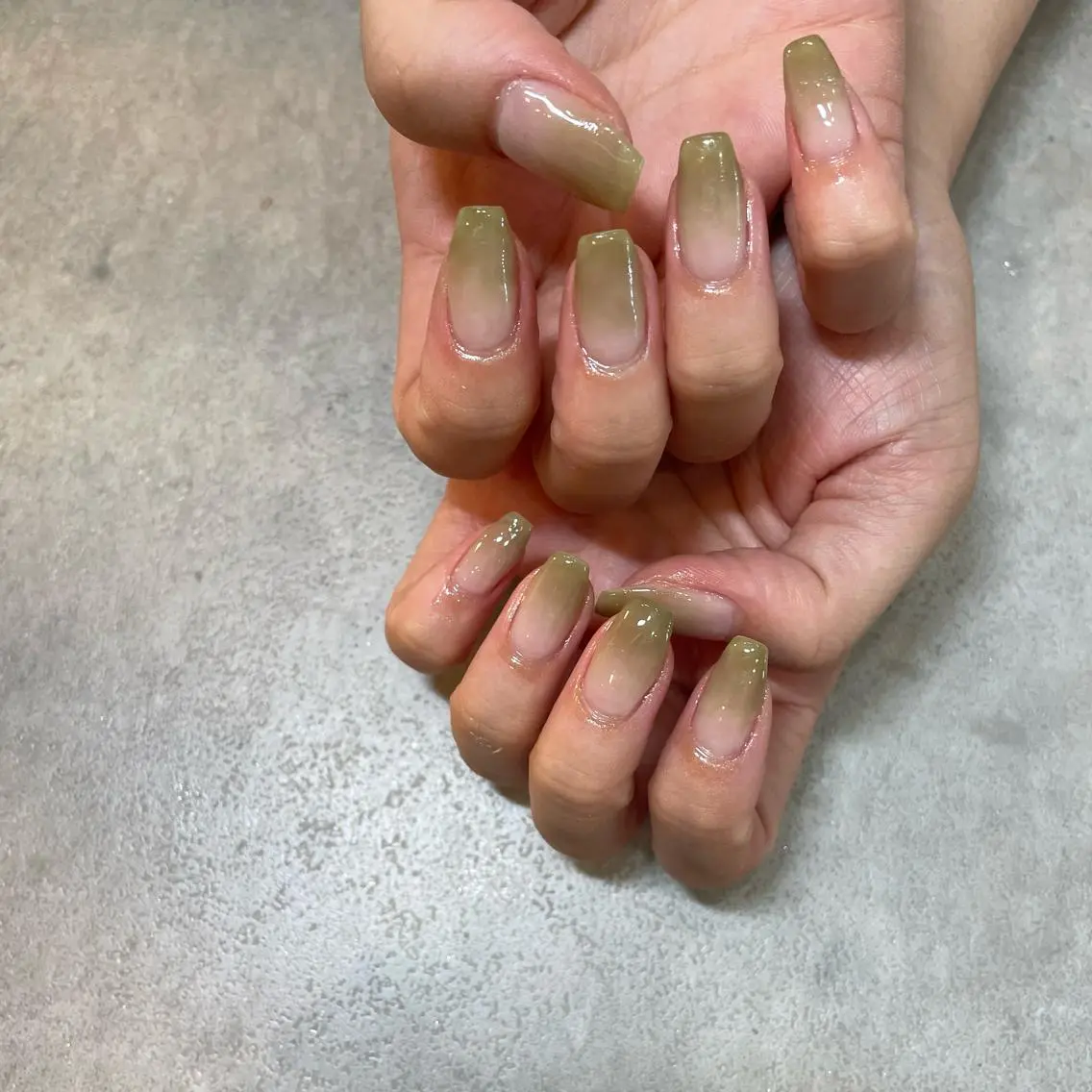 ネイル グリーン Nail Salon Gummi.のネイルデザイン