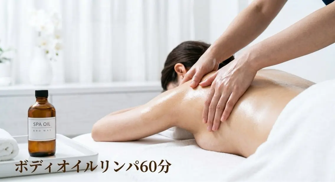 【リニューアル記念🎉】全身の毒出し🍯ボディオイルリンパ60分の写真