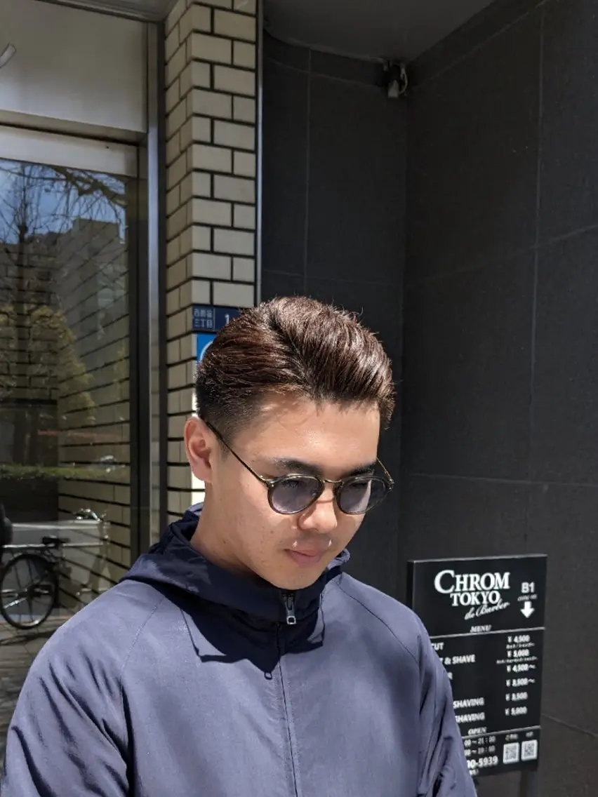 ショート メンズ キッズ 七三 メンズ特化 石田はるむのヘアスタイル
